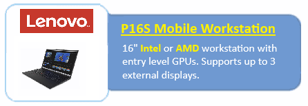 Lenovo P16S Mobile Workstations